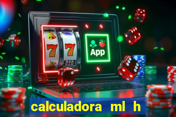 calculadora ml h para mcg kg min